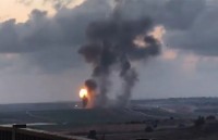 israel khong kich gaza tra dua vu phong rocket vao gan tel aviv
