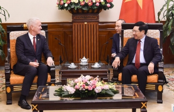 Phó Thủ tướng Phạm Bình Minh tiếp Đại sứ Thụy Sỹ Ivo Sieber