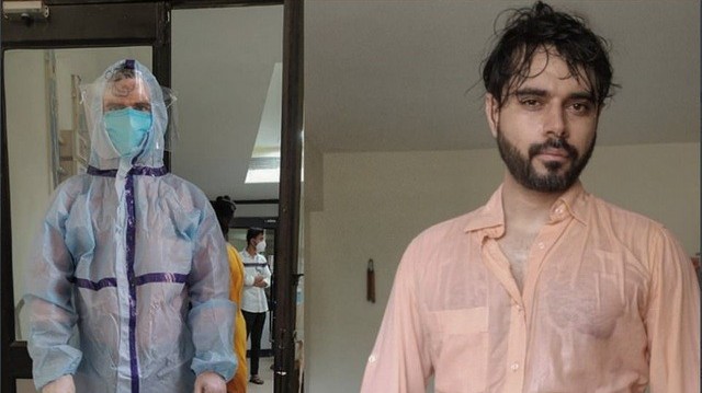 Giữa đại dịch Covid-19, bức ảnh bác sĩ Ấn Độ quần áo ướt đầm đìa gây 'bão' mạng