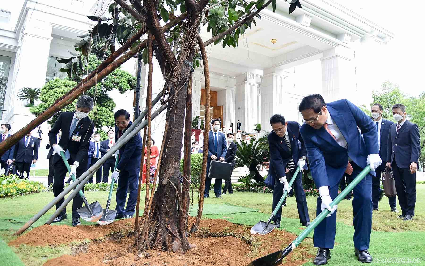 Lễ đón chính thức Thủ tướng Nhật Bản Kishida Fumio tại Phủ Chủ tịch