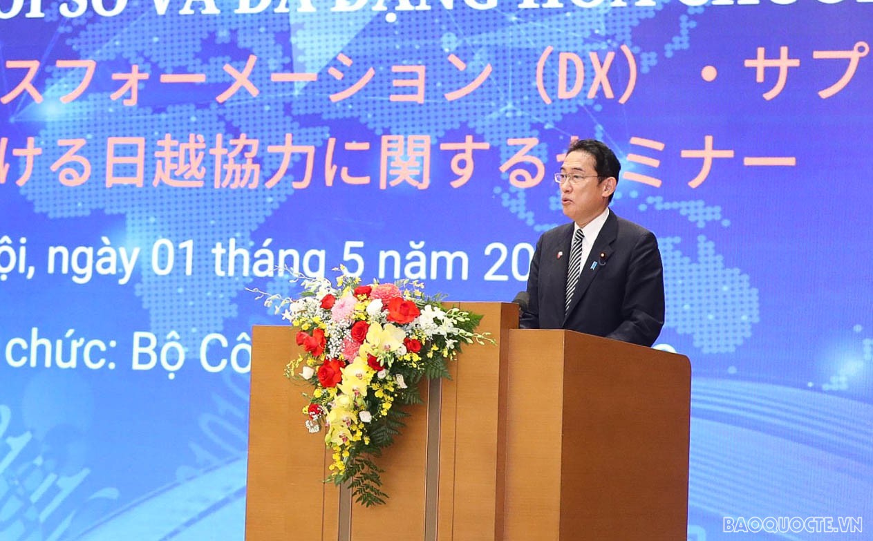 Hội thảo hợp tác Việt Nam - Nhật Bản trong đổi mới công nghệ, chuyển đổi số và đa dạng hóa chuỗi cung ứng.