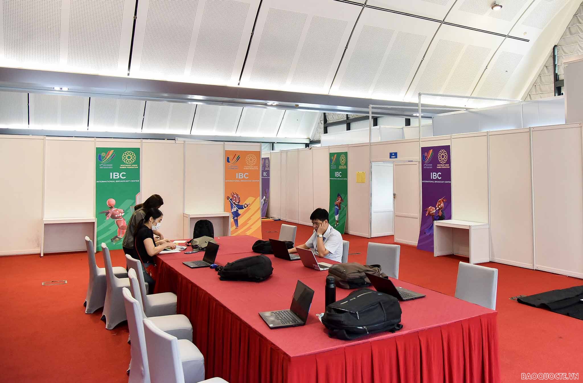 Inside the press center for the 31st SEA Games: close-up