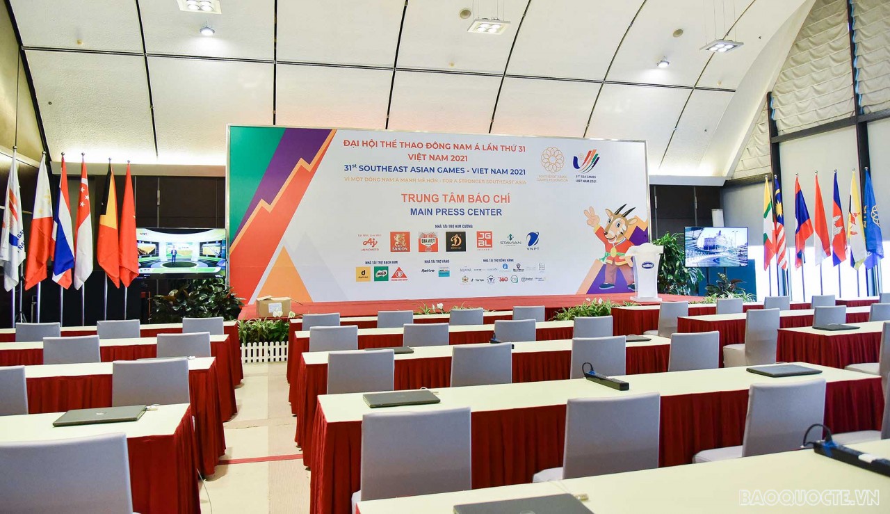 Inside the press center for the 31st SEA Games: close-up