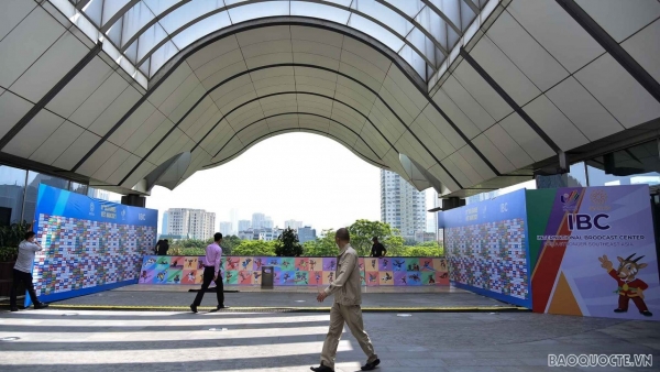 Inside the press center for the 31st SEA Games: close-up