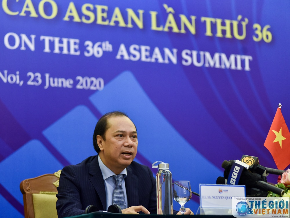 Thứ trưởng Ngoại giao Nguyễn Quốc Dũng 'điểm tên' những vấn đề nóng tại Hội nghị Cấp cao ASEAN 36