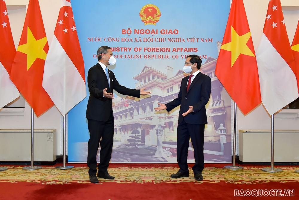 Hoạt động của Bộ trưởng Ngoại giao nước ngoài đầu tiên thăm Việt Nam trong năm 2021
