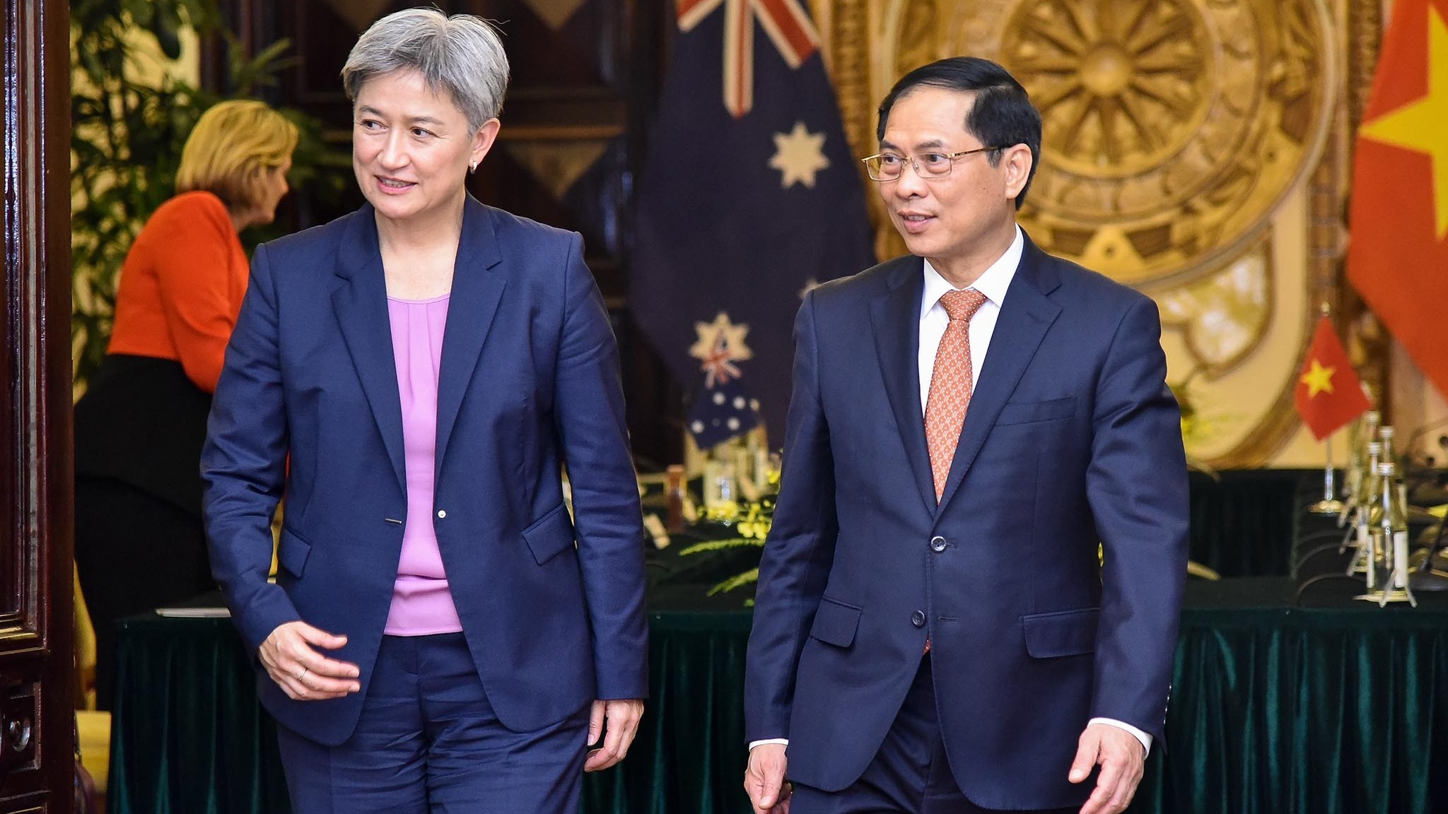 bo truong ngoai giao bui thanh son don va hoi dam voi bo truong ngoai giao australia penny wong