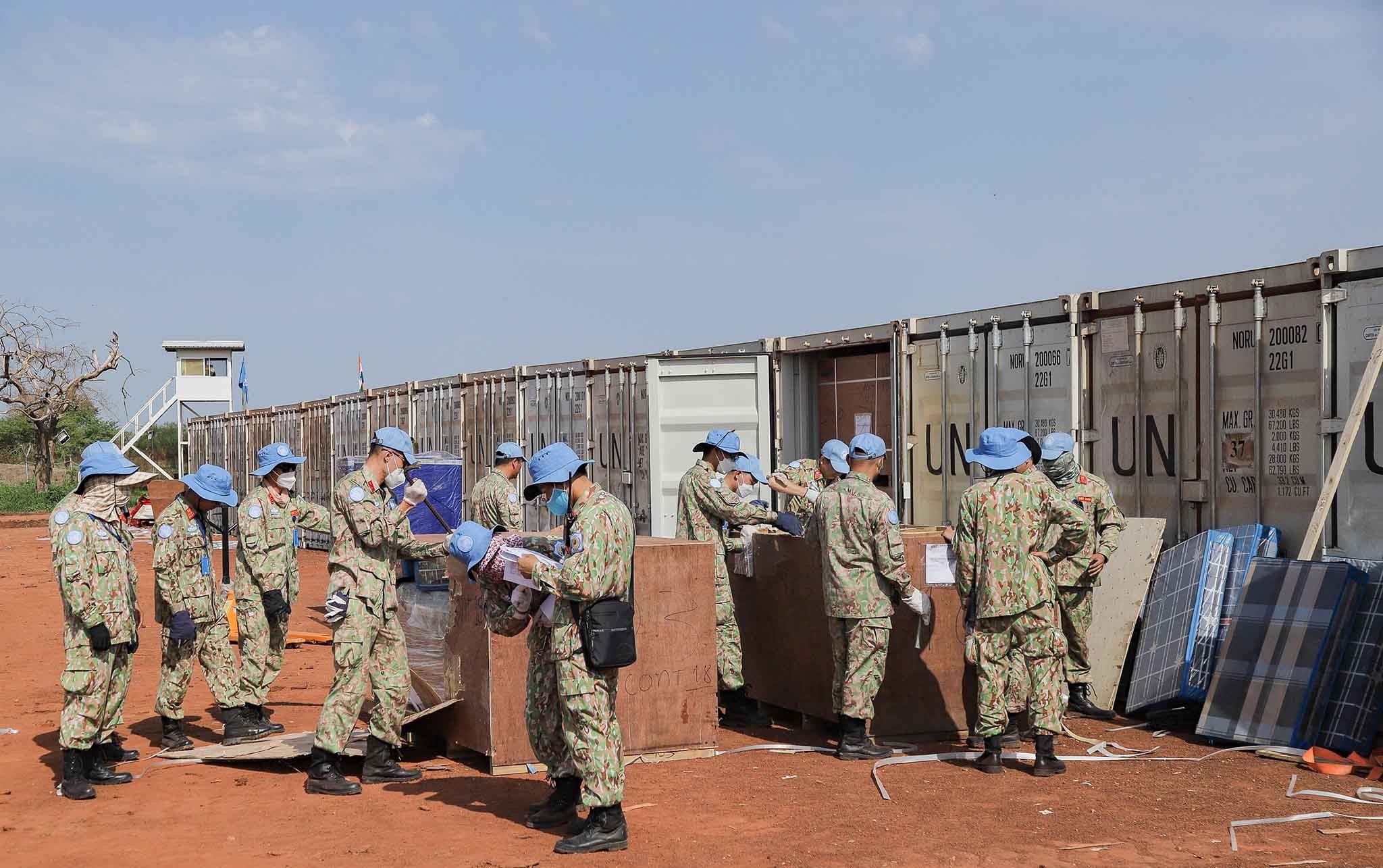 Vietnam’s Engineering Unit Rotation 1 peacekeeping engineering unit set to work in Abyei