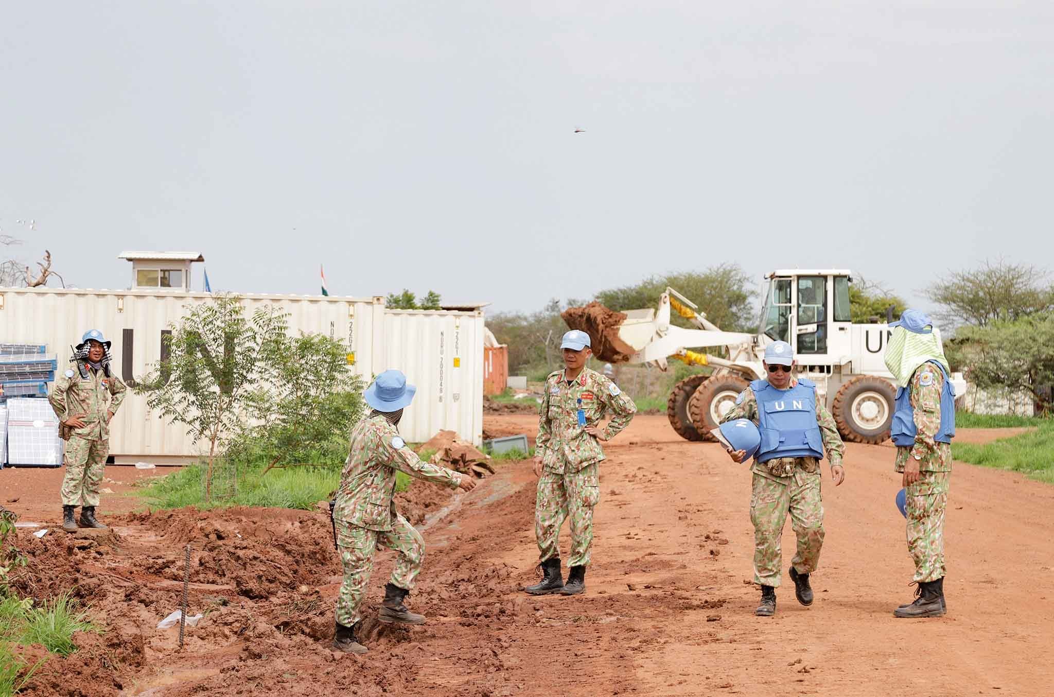 Vietnam’s Engineering Unit Rotation 1 peacekeeping engineering unit set to work in Abyei