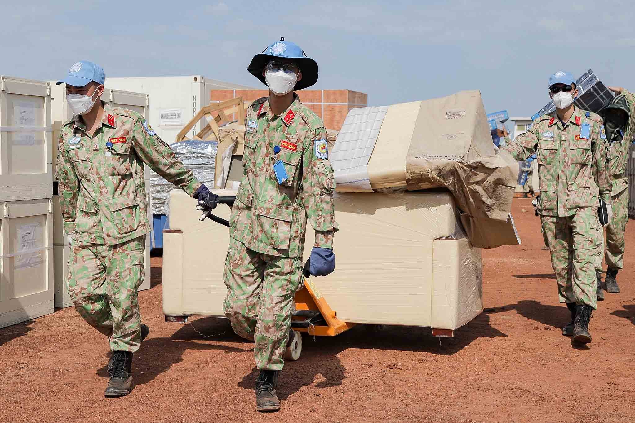 Vietnam’s Engineering Unit Rotation 1 peacekeeping engineering unit set to work in Abyei