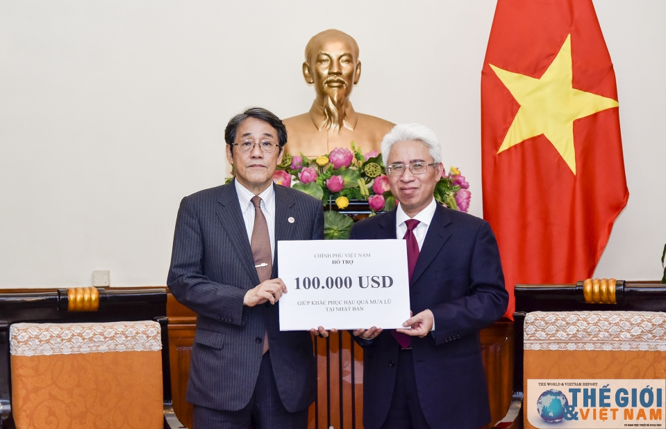 Việt Nam hỗ trợ Nhật Bản khắc phục hậu quả mưa lũ