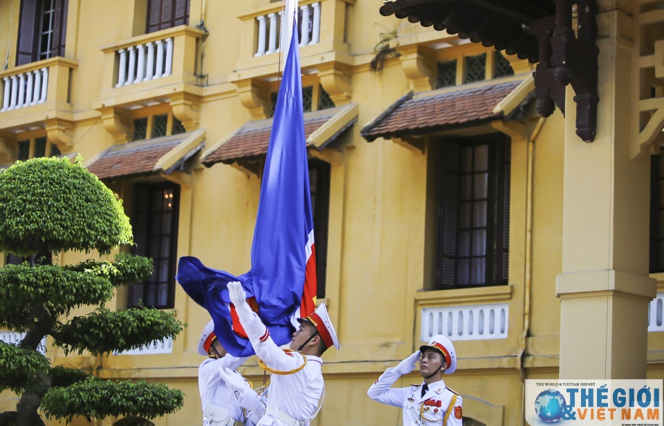 Lễ thượng cờ năm kỷ niệm vàng ASEAN