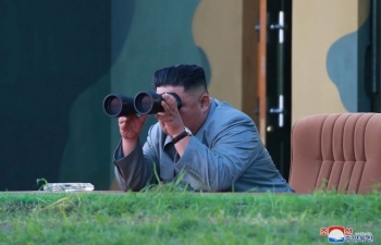 Ông Kim Jong-un đích thân chỉ đạo Triều Tiên thử vũ khí mới lần thứ 6 trong hơn 3 tuần