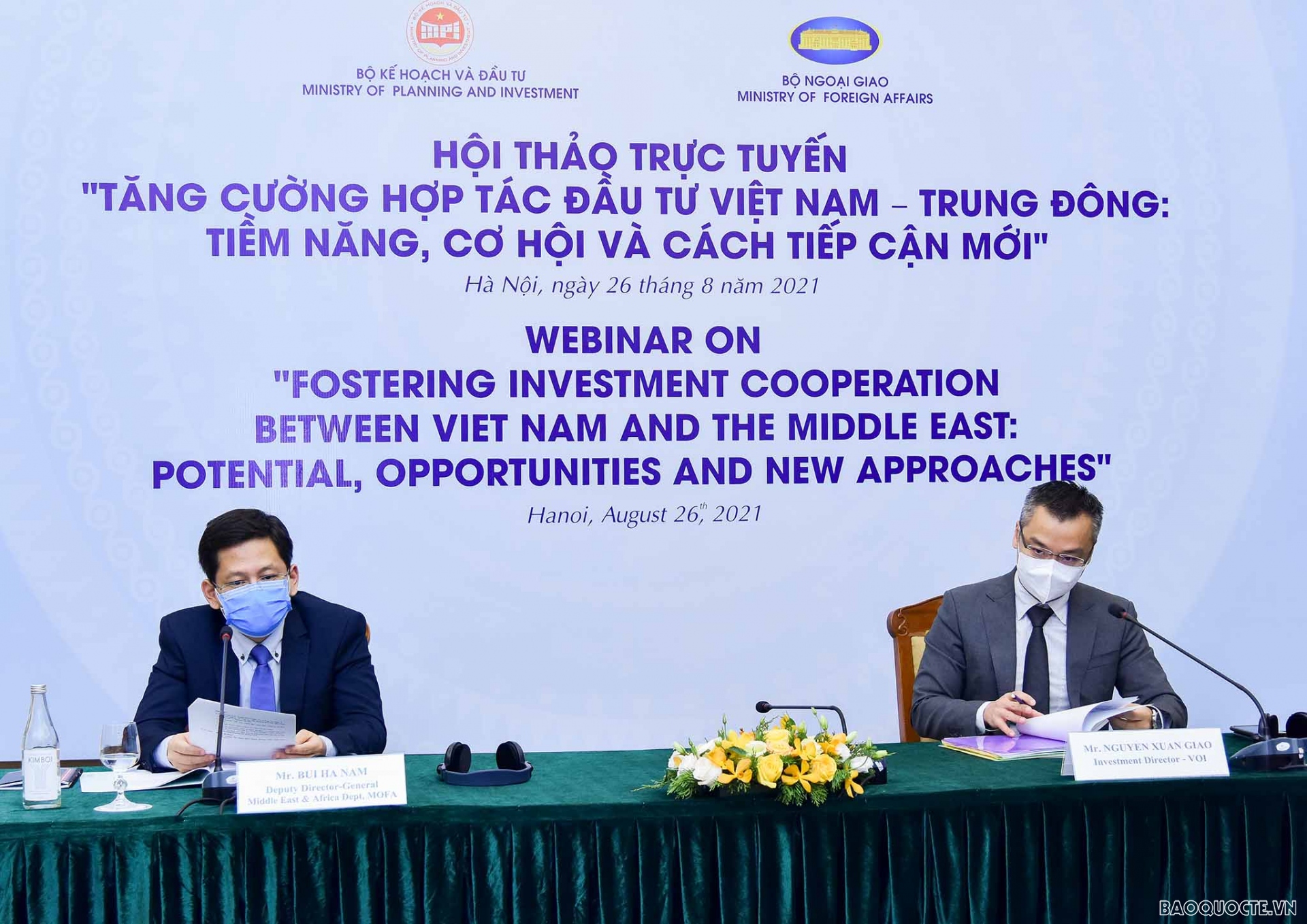 Một số diễn giả phát biểu tại phiên 2 “Cách tiếp cận mới trong tăng cường hợp tác đầu tư Việt Nam – Trung Đông”.