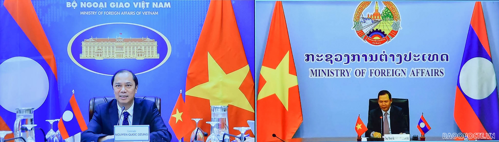 Vietnamese, Lao Foreign Ministries hold sixth political consultation