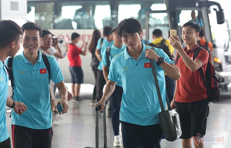 Vòng loại World Cup 2022: Đội tuyển Việt Nam đã có mặt tại Thái Lan