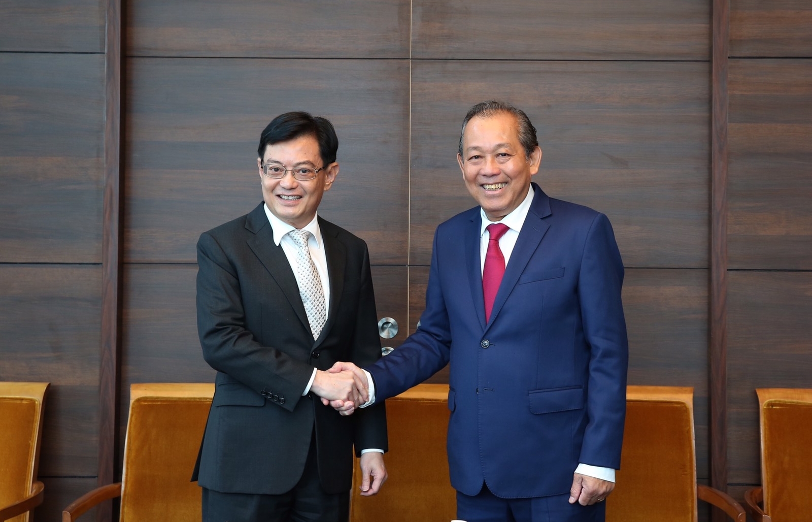 Phó Thủ tướng thường trực Trương Hoà Bình thăm chính thức Singapore