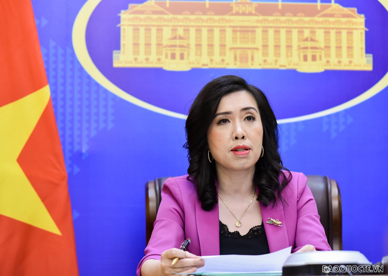 Viet Nam keeps close watch on developments in East Sea: Spokeswoman Le Thi Thu Hang