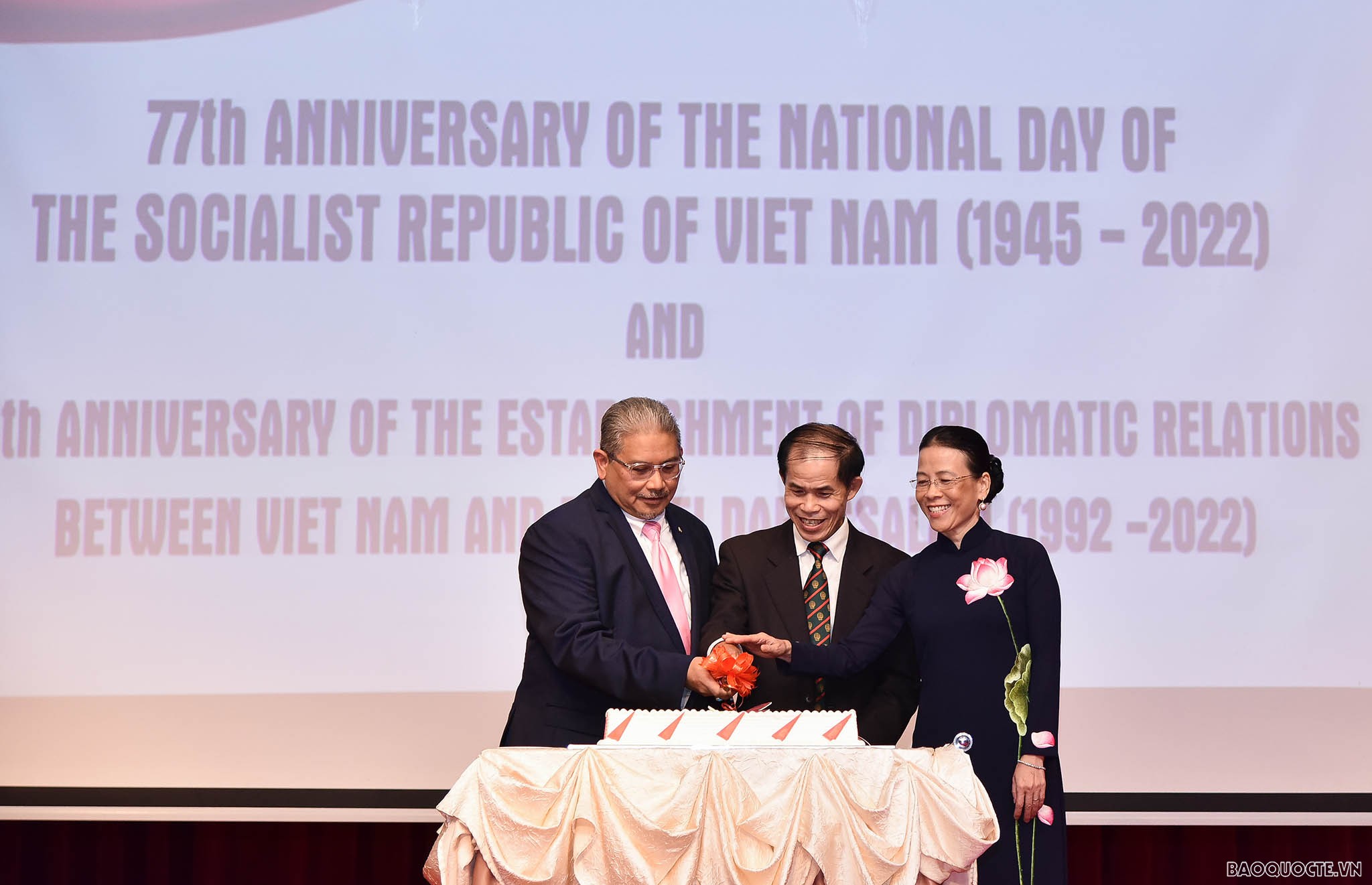 Foreign Minister Bui Thanh Son attended celebration of Vietnam National Day in Brunei