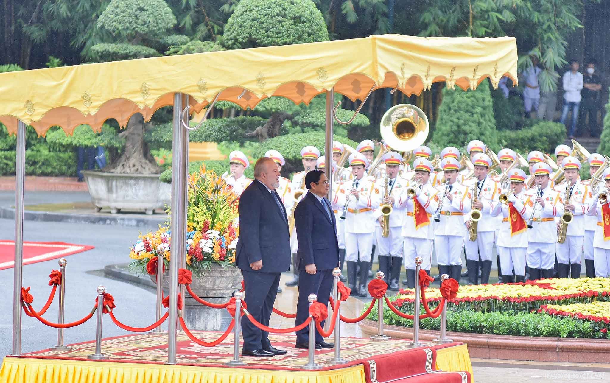 Nhận lời mời của Thủ tướng Chính phủ Phạm Minh Chính, Thủ tướng Cuba Manuel Marrero Cruz thăm hữu nghị chính thức Việt Nam từ ngày 28/9-2/10/2022. Nhận lời mời của Thủ tướng Chính phủ Phạm Minh Chính, Thủ tướng Cuba Manuel Marrero Cruz thăm hữu nghị chính thức Việt Nam từ ngày 28/9-2/10/2022.