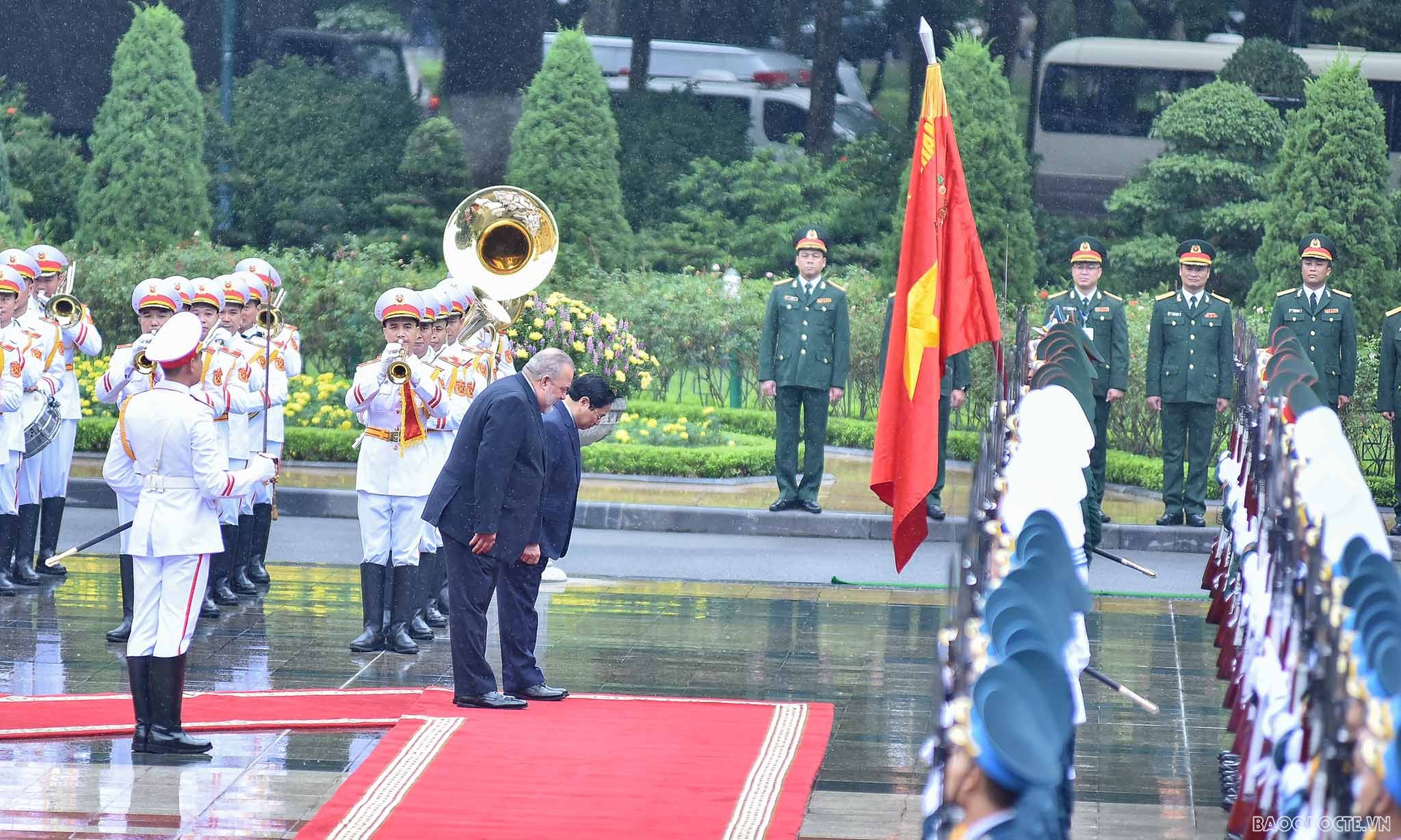 Nhận lời mời của Thủ tướng Chính phủ Phạm Minh Chính, Thủ tướng Cuba Manuel Marrero Cruz thăm hữu nghị chính thức Việt Nam từ ngày 28/9-2/10/2022. Nhận lời mời của Thủ tướng Chính phủ Phạm Minh Chính, Thủ tướng Cuba Manuel Marrero Cruz thăm hữu nghị chính thức Việt Nam từ ngày 28/9-2/10/2022.
