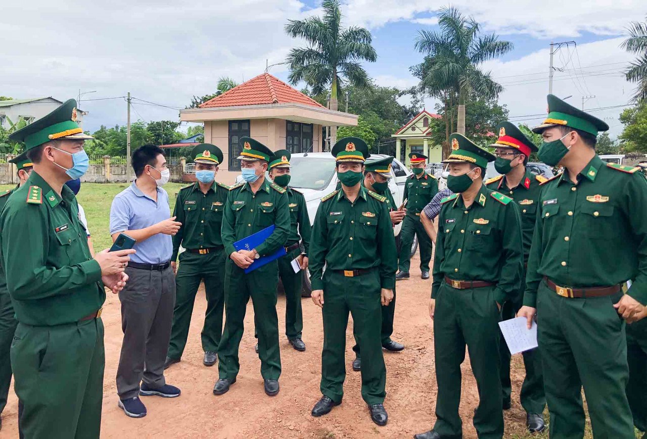 Khảo sát thực địa tổ chức Giao lưu hữu nghị quốc phòng biên giới Việt Nam-Lào