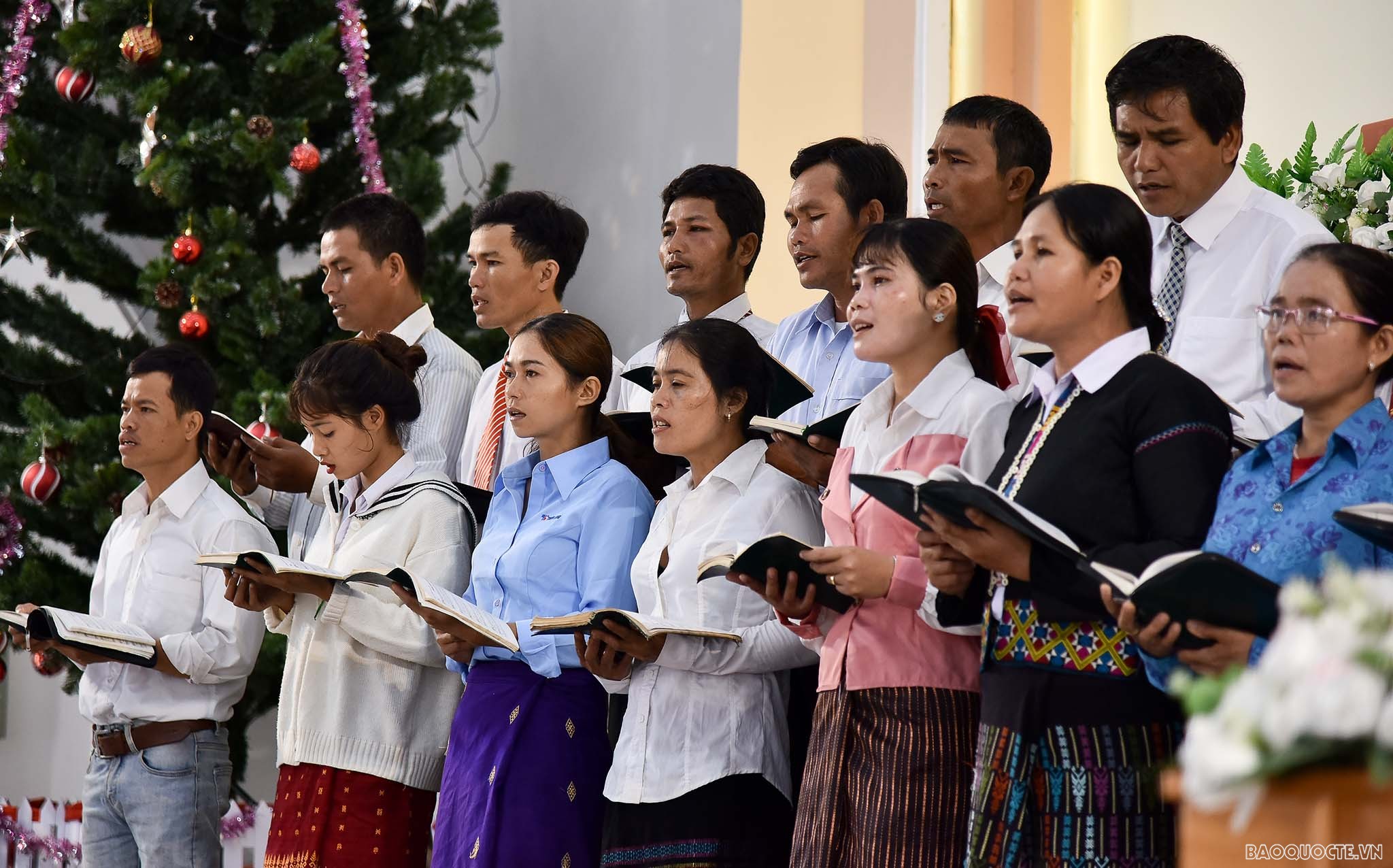 Giáo dân thuộc Chi hội Ea Hiu của Hội thánh Tin lành
