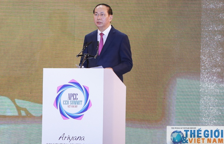 Bài phát biểu của Chủ tịch nước tại Lễ khai mạc Hội nghị Thượng đỉnh doanh nghiệp APEC 2017