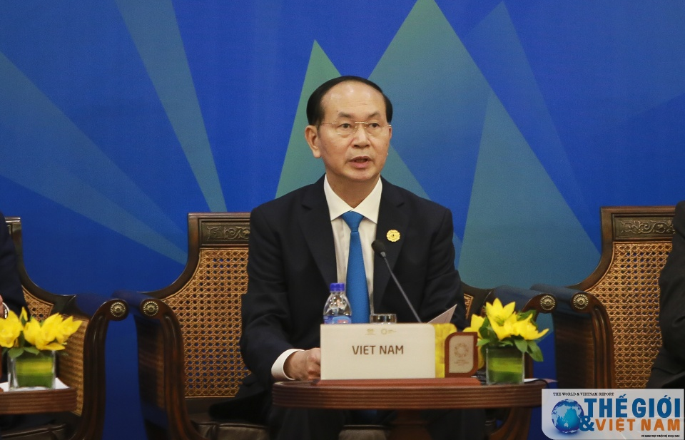 APEC 2017: Chủ tịch nước Trần Đại Quang kêu gọi cộng đồng doanh nghiệp đóng góp xây dựng APEC