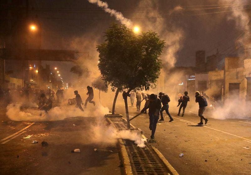 Đụng độ giữa cảnh sát và người biểu tình tại Peru, ít nhất 11 người bị thương