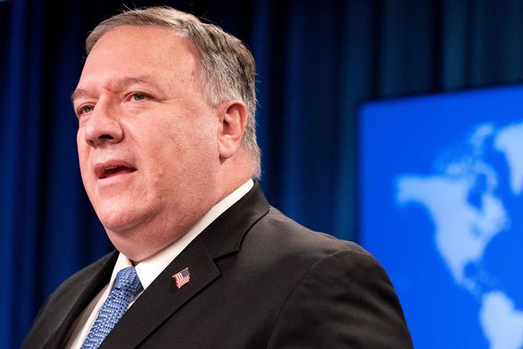 Ngoại trưởng Mỹ Mike Pompeo - Ảnh: REUTERS