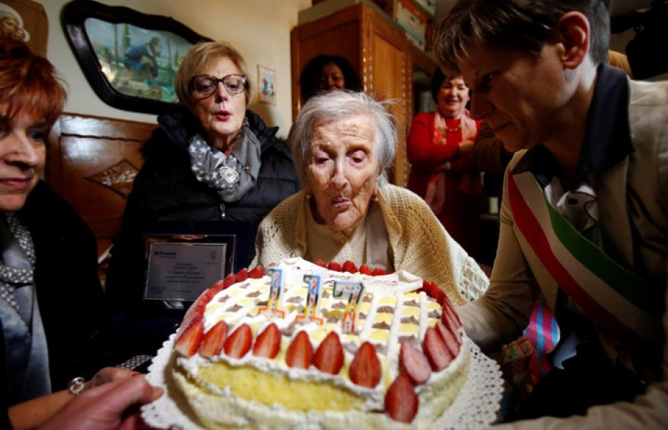 Italy: Bà cụ cao tuổi nhất trên thế giới mừng sinh nhật 117 tuổi