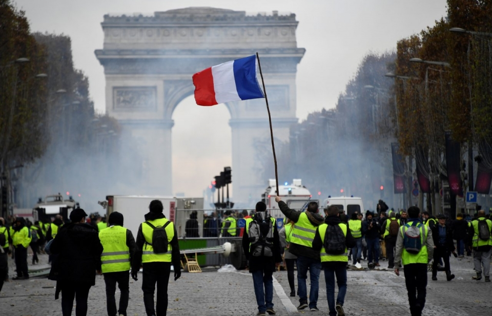 Cảnh sát Pháp phòng ngừa nguy cơ xảy ra bạo loạn đường phố