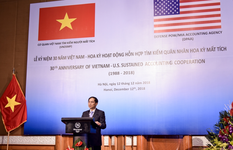 Việt Nam – Mỹ kỷ niệm 30 năm hoạt động tìm kiếm MIA