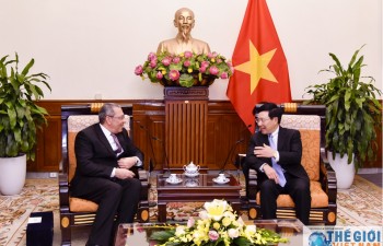 Phó Thủ tướng Phạm Bình Minh tiếp Đại sứ Ai Cập Mahmoud Hasan Nayel