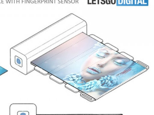 Samsung xin cấp sáng chế màn hình cuộn tròn, cảm biến vân tay