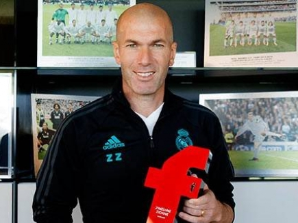 Zidane là huấn luyện viên người Pháp xuất sắc nhất hai năm liên tiếp
