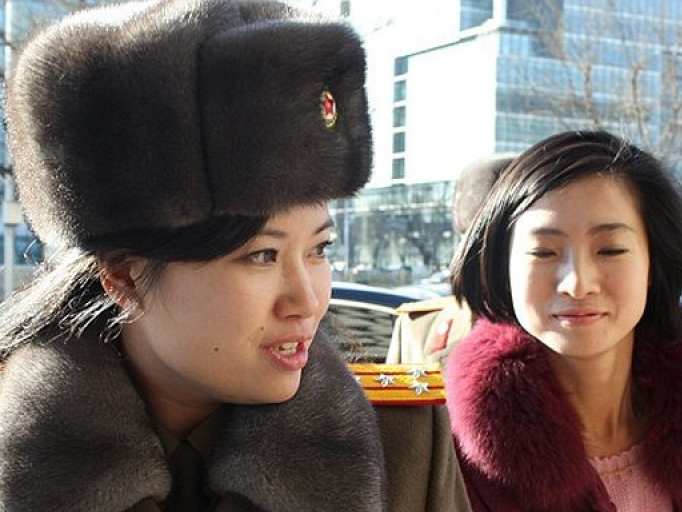 Nữ ca sĩ quyền lực của Triều Tiên đã đến Panmunjom