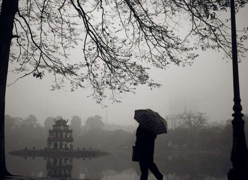 Dự báo thời tiết Hà Nội đêm nay và ngày mai trời rét, sáng có sương mù. (Nguồn: Báo Giao thông)