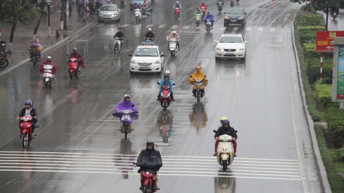 Dự báo thời tiết Hà Nội đêm nay và ngày mai Hà Nội trời rét, có mưa nhỏ vài nơi. (Nguồn: VOV)