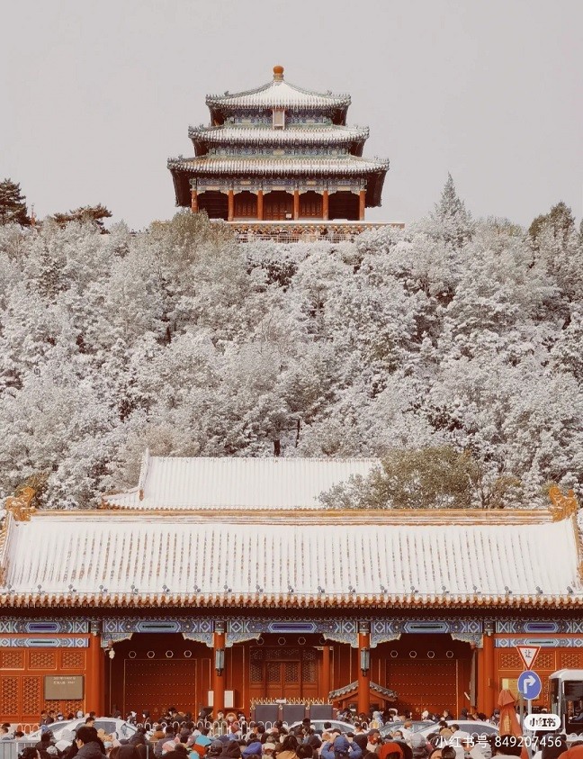 Trung Quốc: Tử Cấm Thành mờ ảo tự cổ tích trong màn tuyết trắng hiếm có