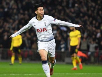 Son Heung-min lập công, Tottenham vùi dập Dortmund, đặt một chân vào tứ kết Champions League