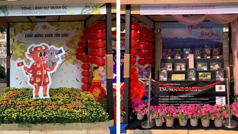 Ngoại giao Văn hoá trong tình hình mới: Góc Quốc tế trên đường hoa Nguyễn Huệ năm Tân Sửu