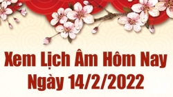 Lịch âm 14/2, xem âm lịch hôm nay Thứ Hai ngày 14/2/2022 tốt hay xấu?