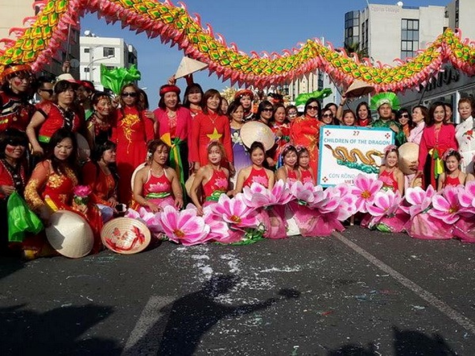 long lay sac mau viet nam tai le hoi carnival o cong hoa cyprus