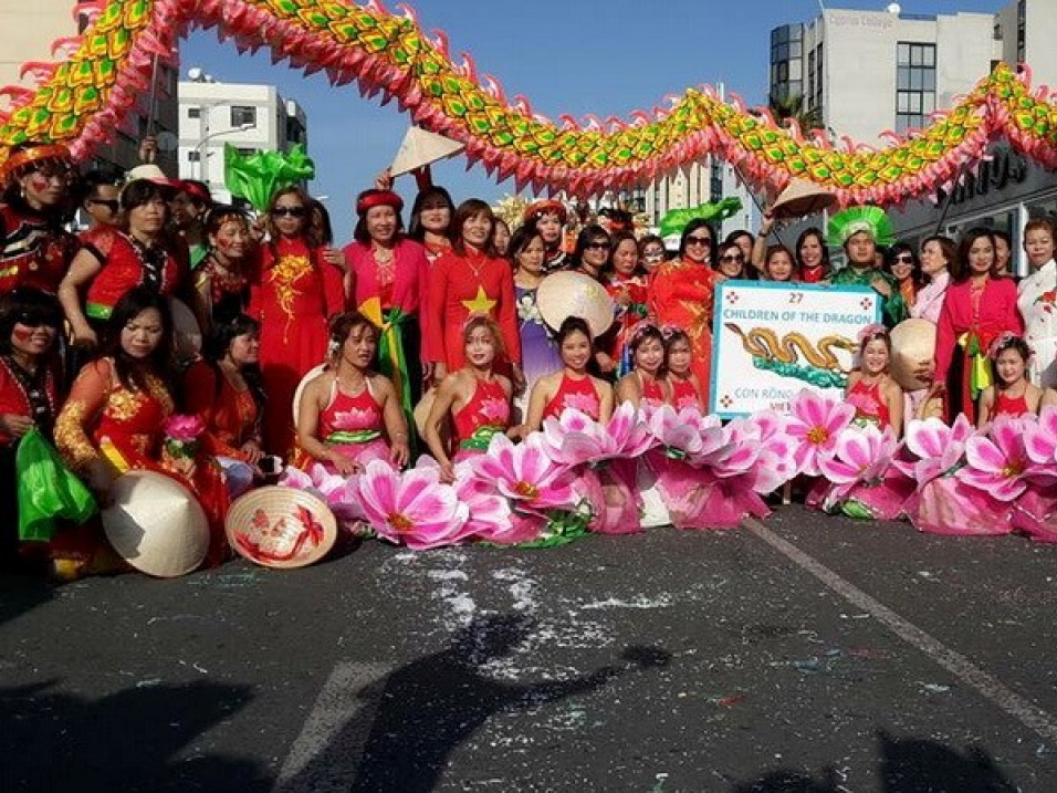 Lộng lẫy sắc màu Việt Nam tại Lễ hội Carnival ở Cộng hòa Cyprus