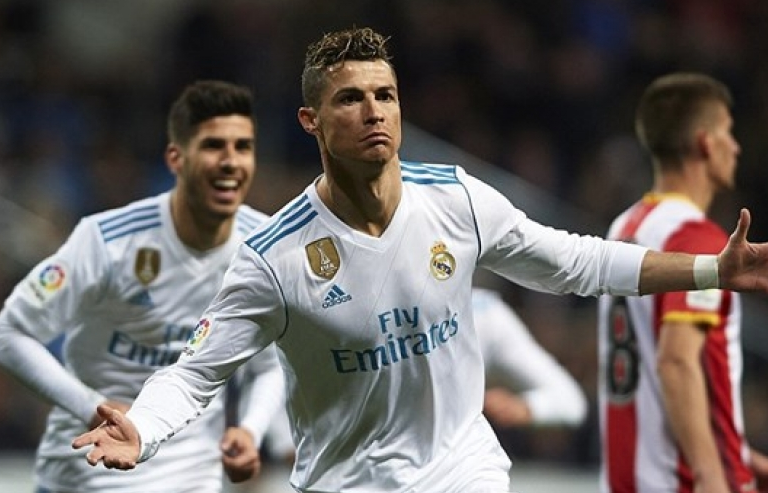 Cristiano Ronaldo ghi 4 bàn, Real Madrid trở lại top 3 La Liga