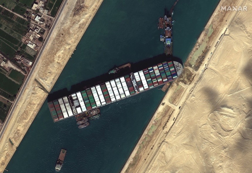 Ai Cập cung cấp thêm thông tin nguyên nhân vụ tàu mắc cạn ở kênh đào Suez