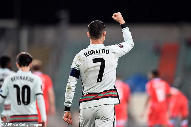 Ronaldo tạo kỷ lục ghi bàn ấn tượng ở đội tuyển Bồ Đào Nha
