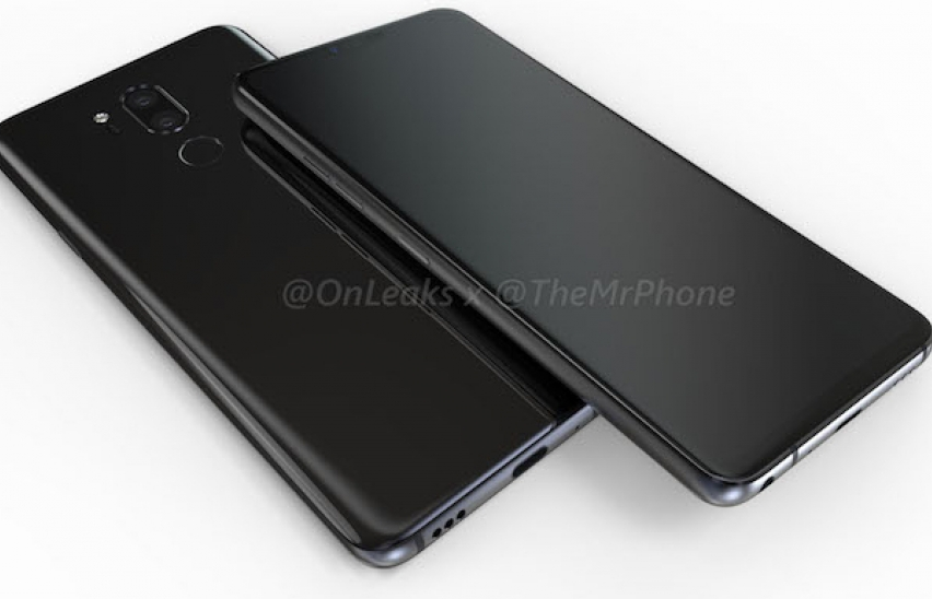 Lộ diện LG G7 với viền và "tai thỏ" như iPhone X